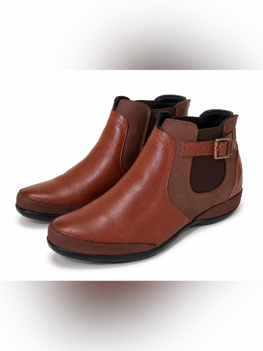 Women’s Aetrex Leather Slip-On Booties